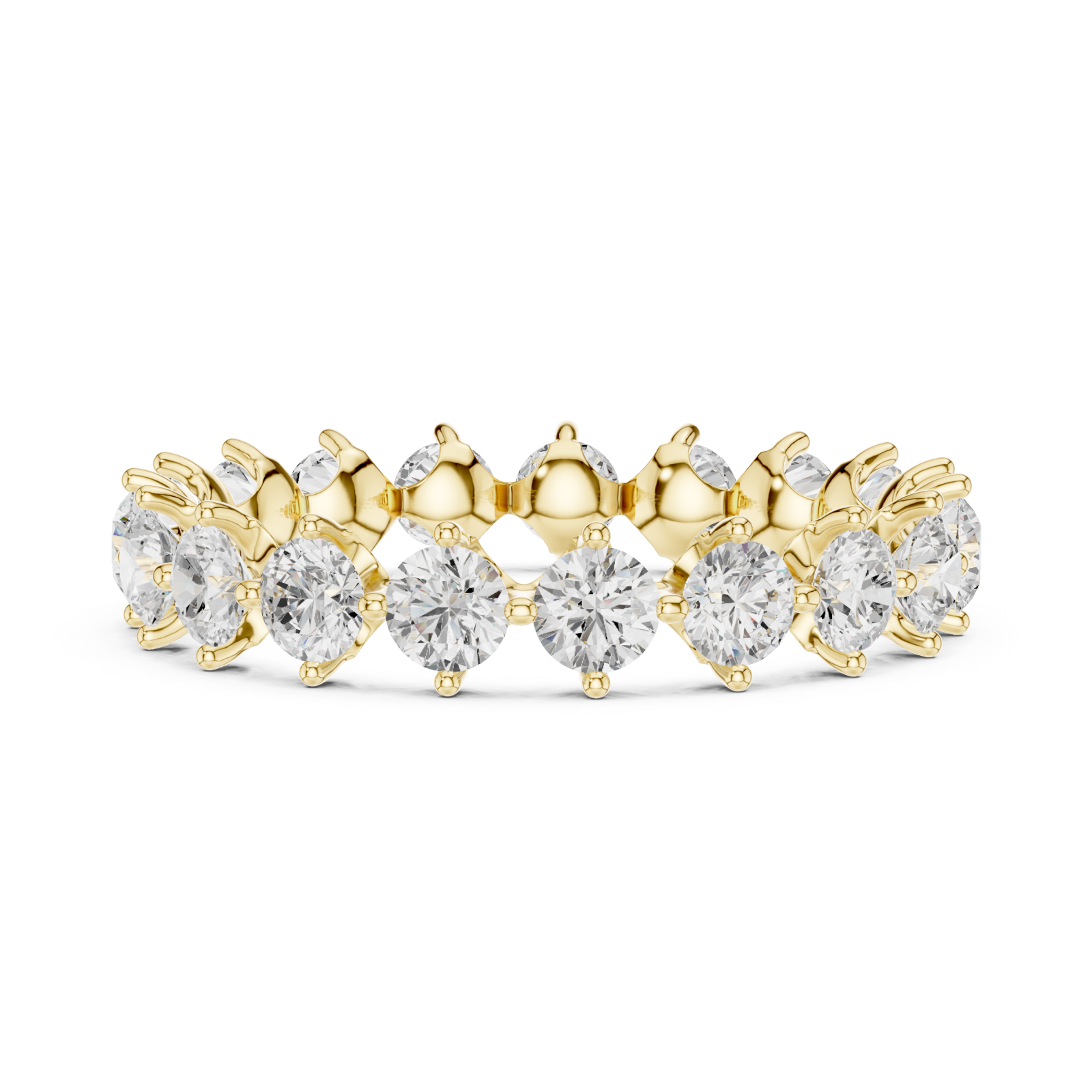  Gold Luminescent Harmony Signature Ring Side View