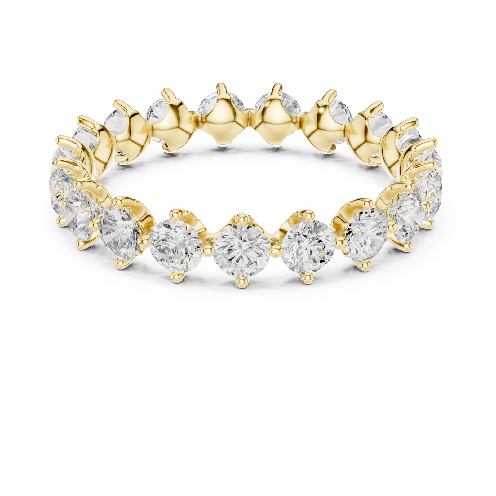  Gold Luminescent Harmony Signature Ring Front View