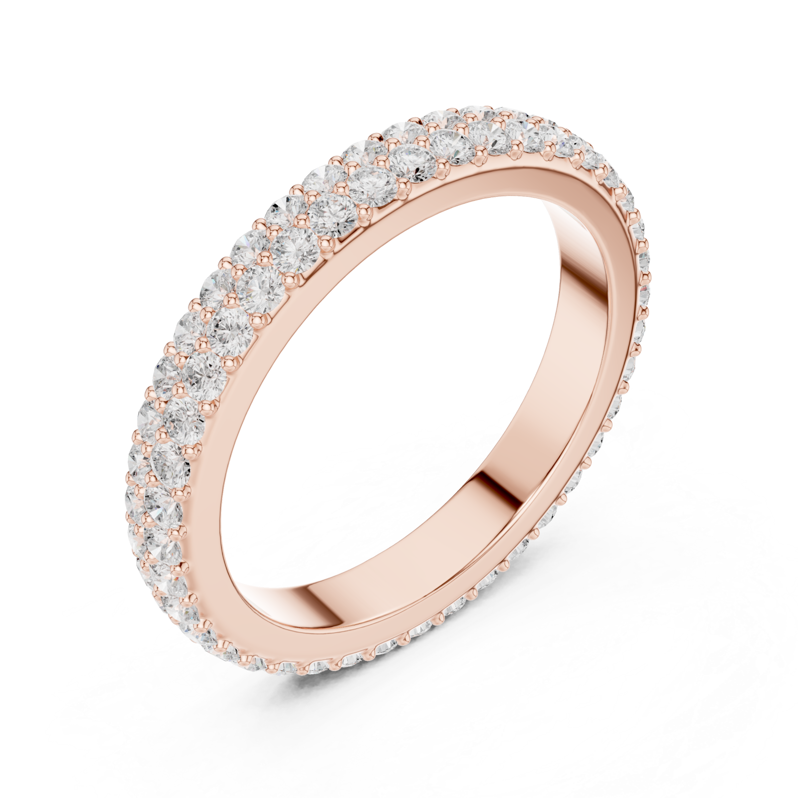  Rose Gold Celestial Harmony Eternity Band Right View