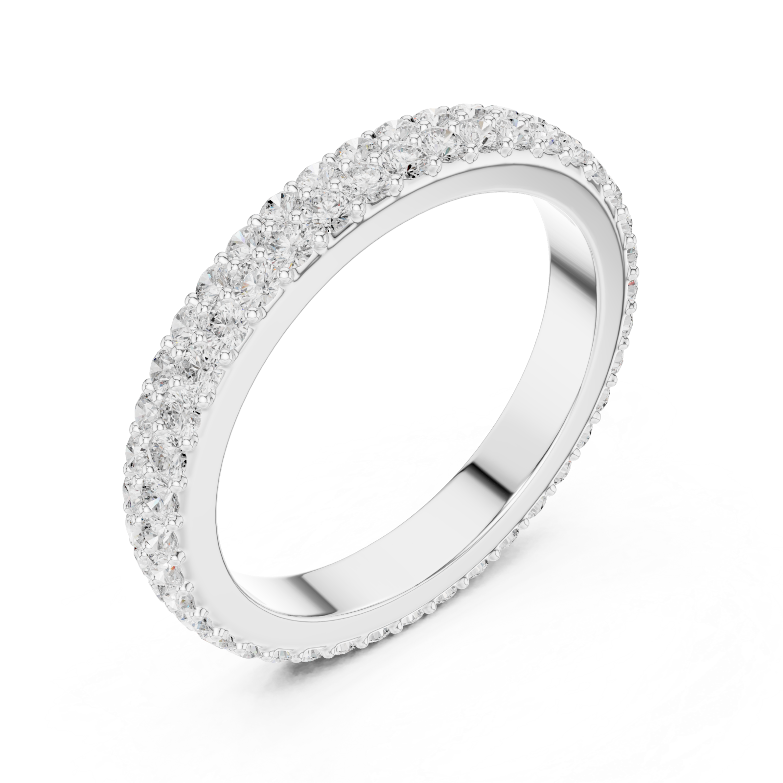  White Gold Celestial Harmony Eternity Band Right View
