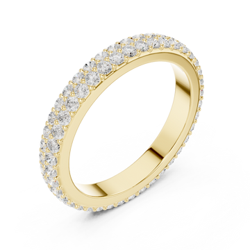Gold Celestial Harmony Eternity Band Right View