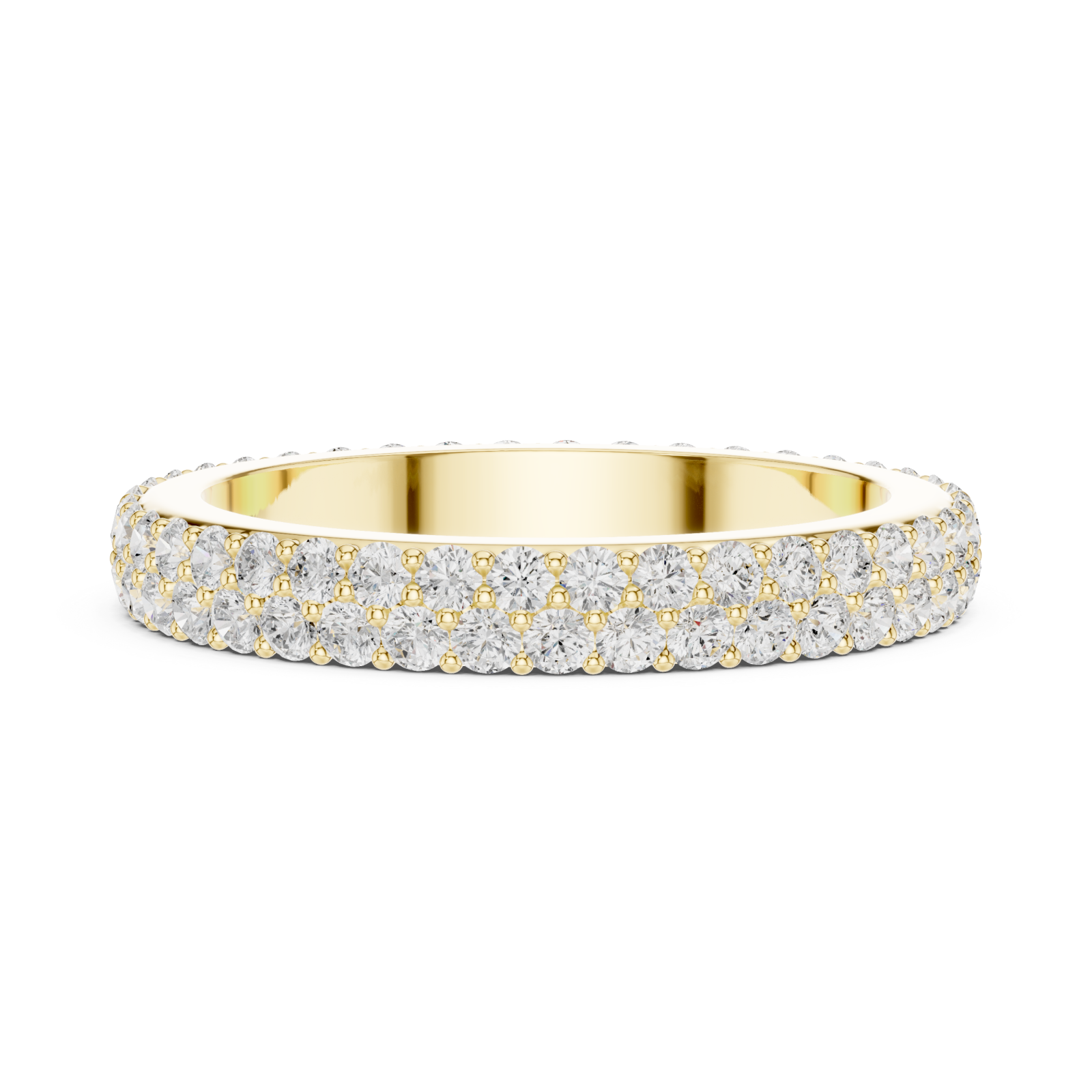  Gold Celestial Harmony Eternity Band Side View