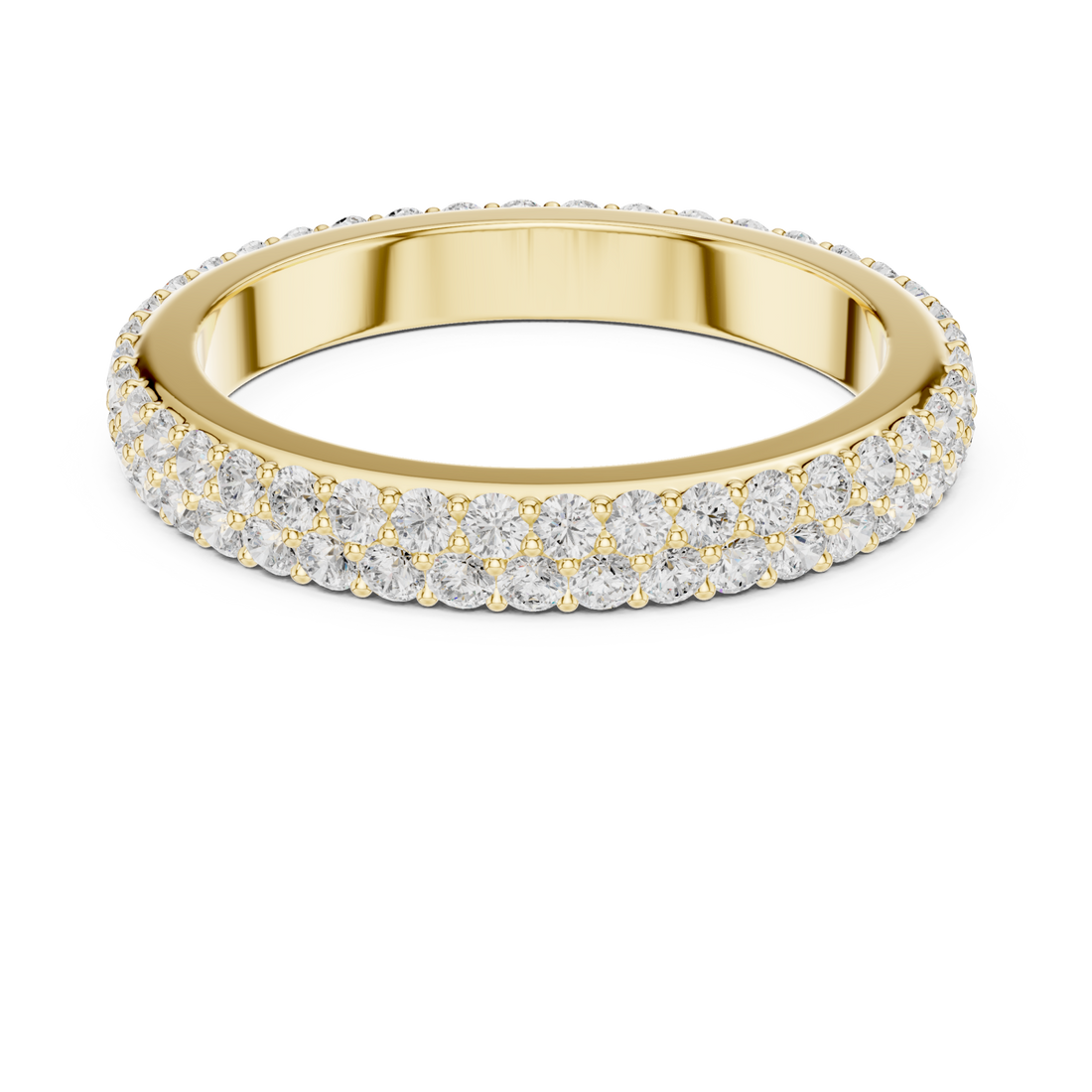Gold Celestial Harmony Eternity Band Right View