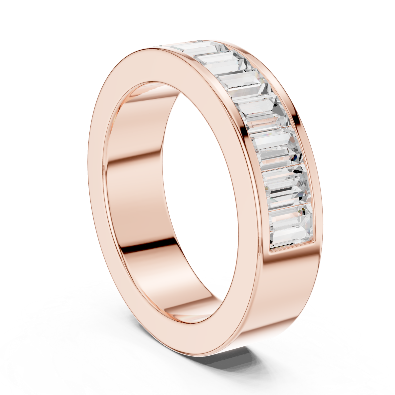  Rose Gold Timeless Aura Bar Set Band Left View