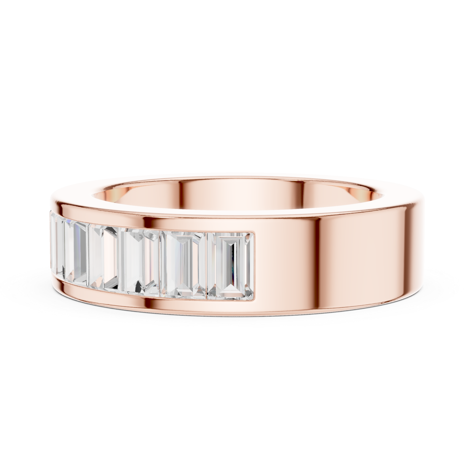 Rose Gold Timeless Aura Bar Set Band Side View