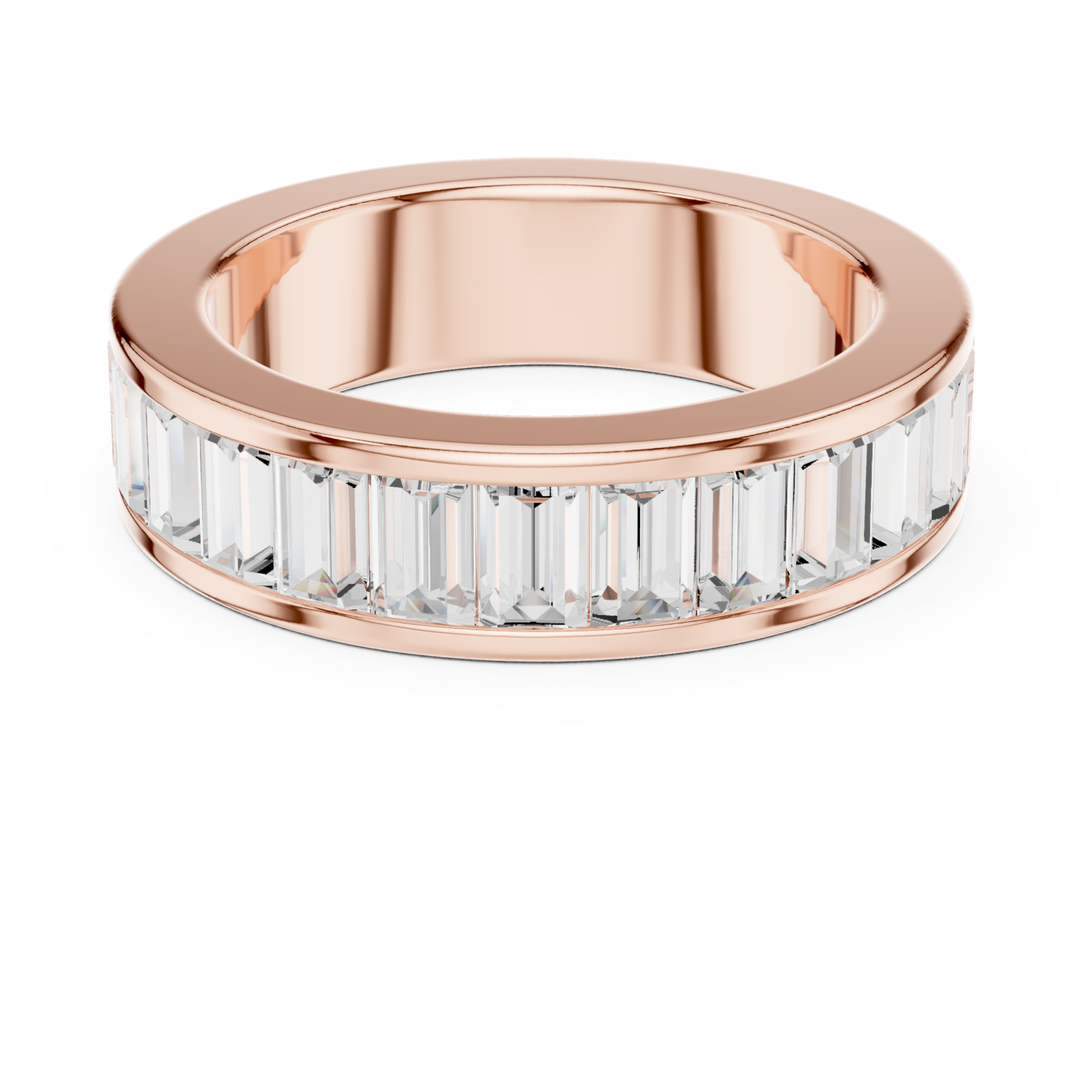  Rose Gold Timeless Aura Bar Set Band Front View
