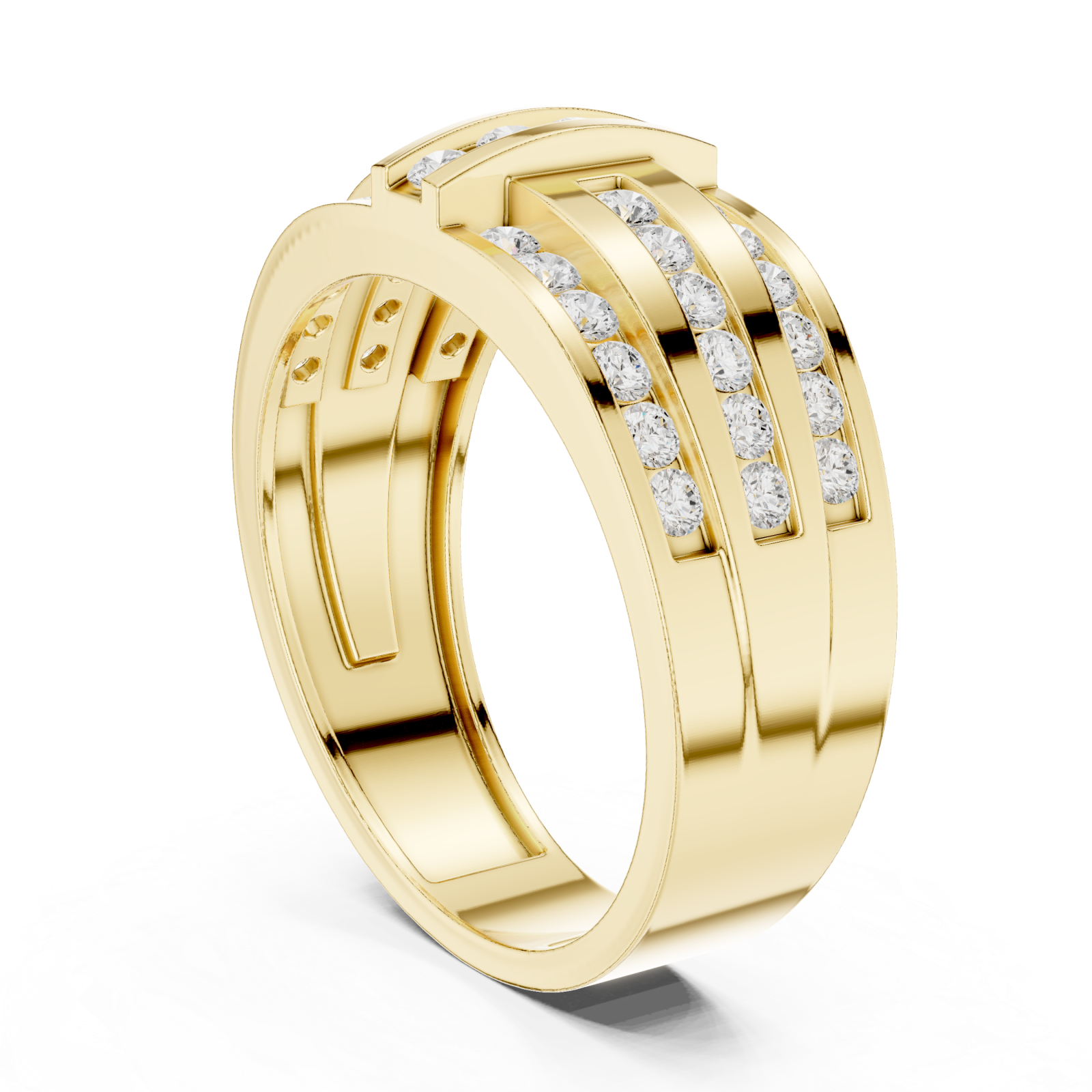  Gold Radiant Pathway Luxe Band Left View