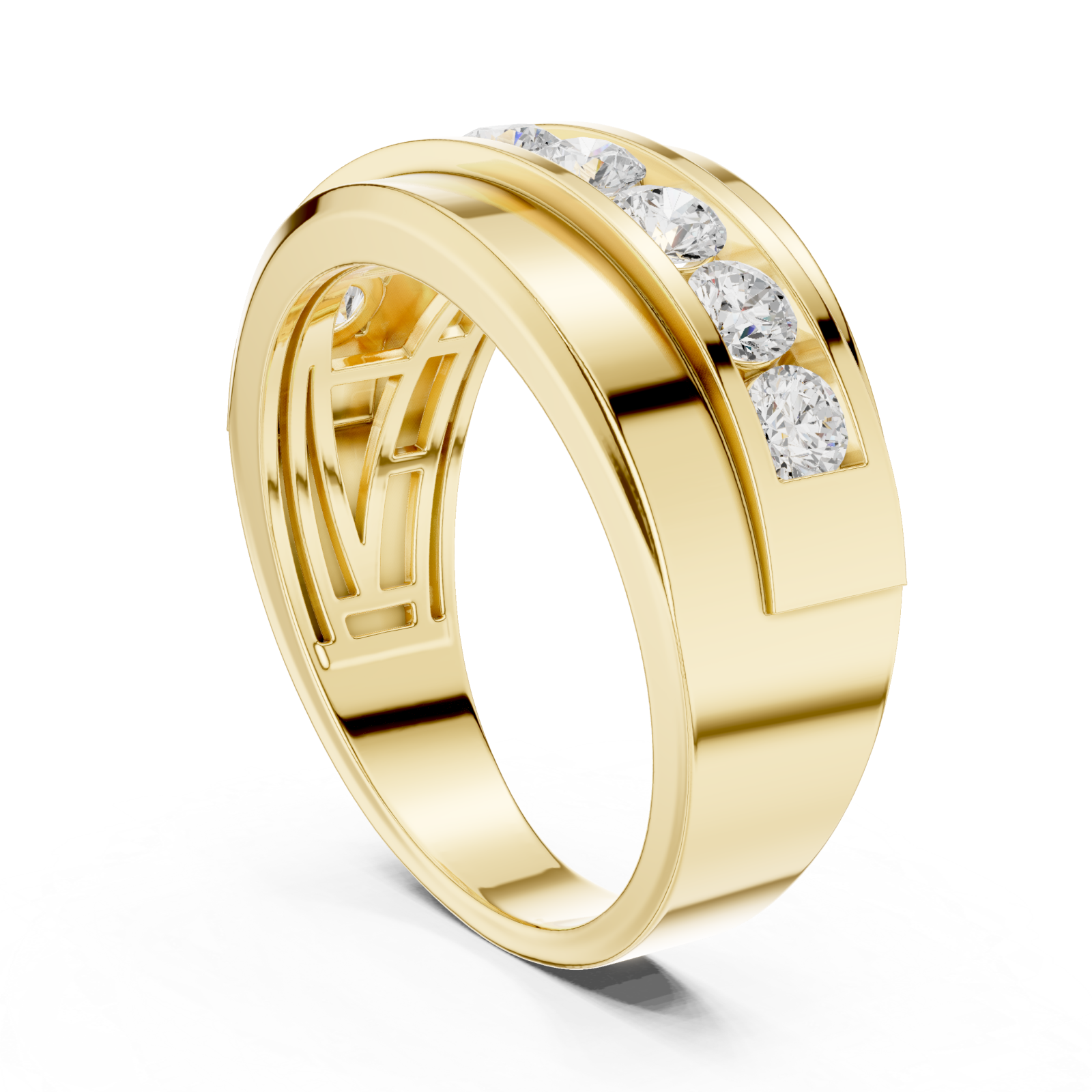  Gold Signature Allure Fusion Band Left View