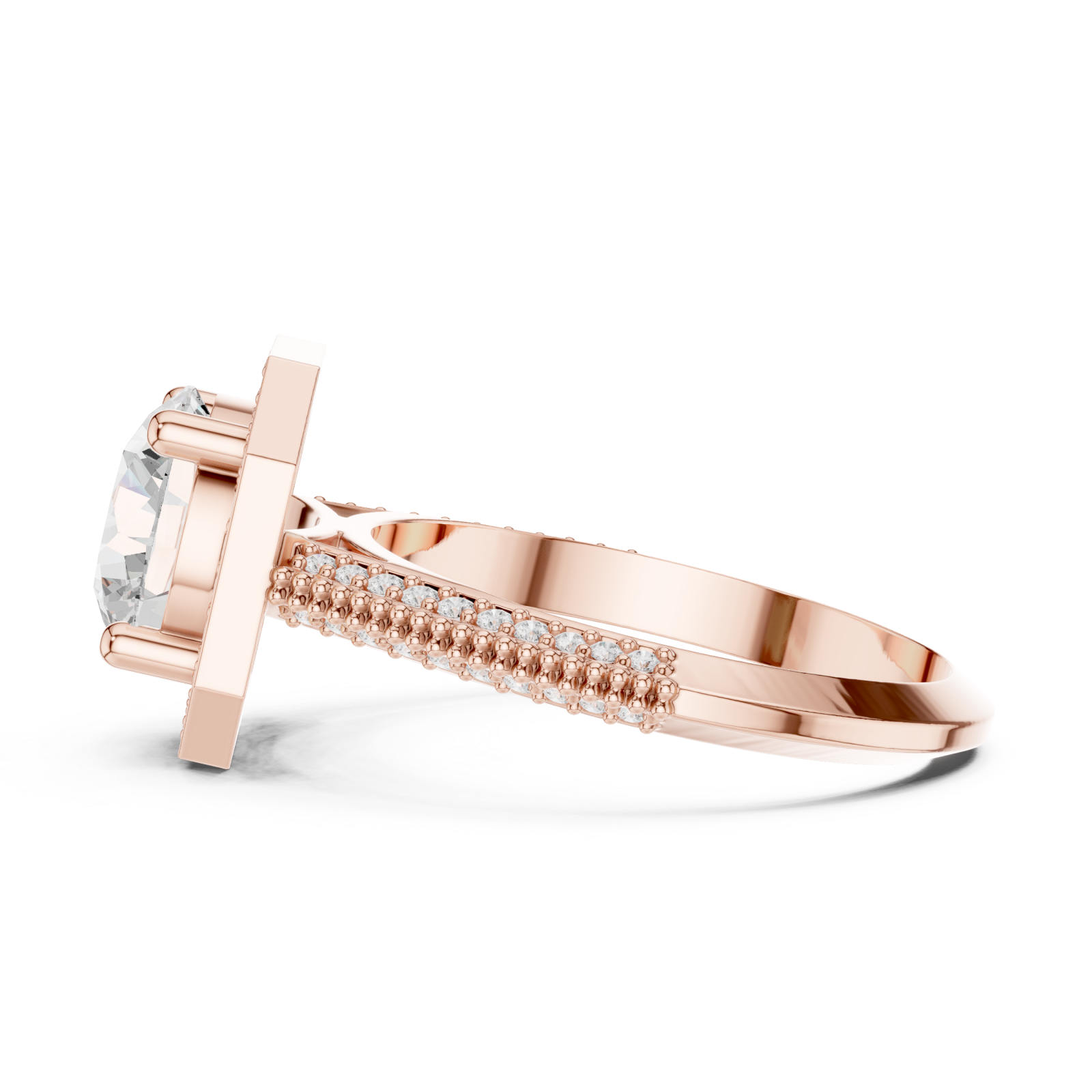  Rose Gold Midnight Dream Fusion Band Side View