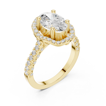 Gold Twilight Promise Regal Statement Ring Right View