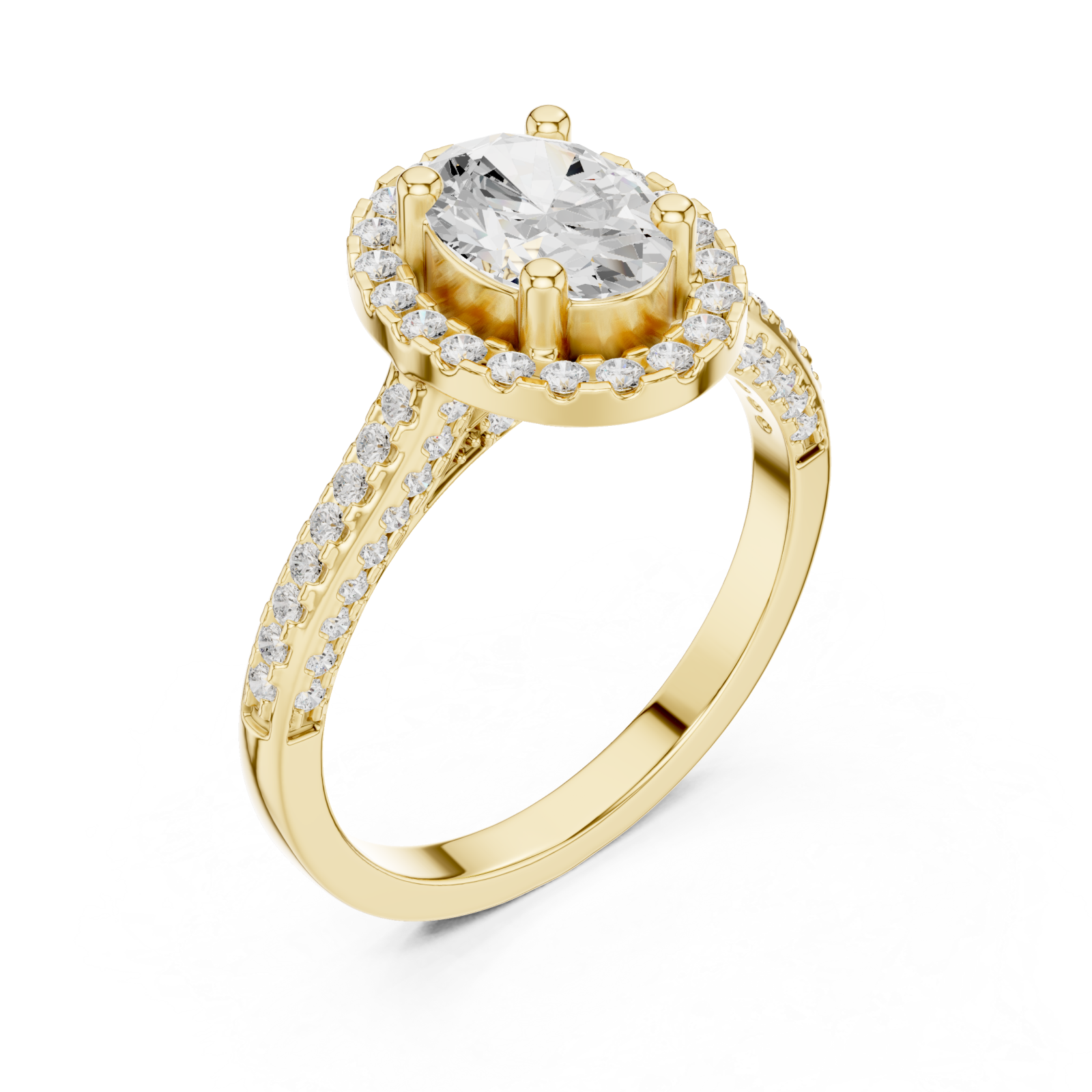Gold Timeless Regal Aurora Heirloom Ring Right View