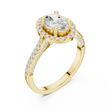 Gold Timeless Regal Aurora Heirloom Ring Right View