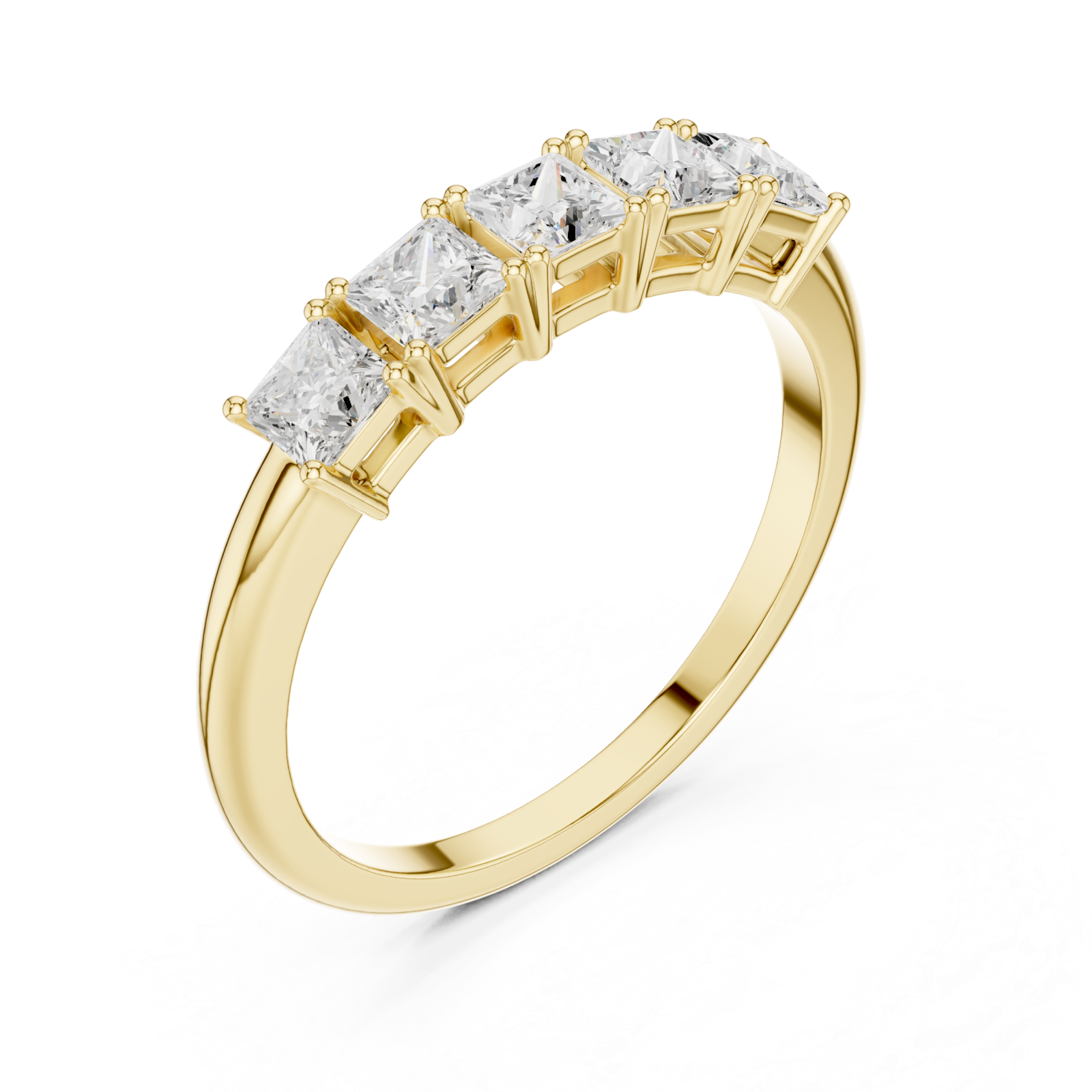 Gold Cascading Radiance Princess Band Right View