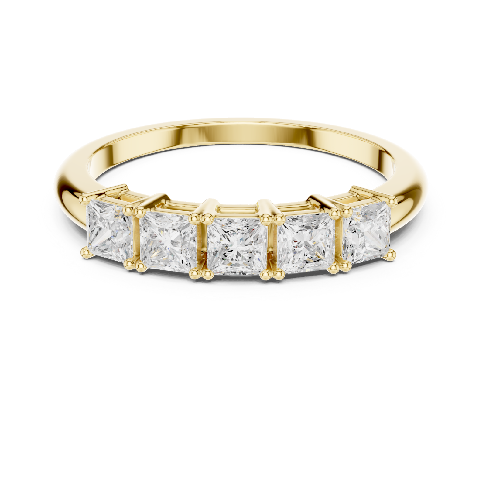  Gold Cascading Radiance Princess Band Front View