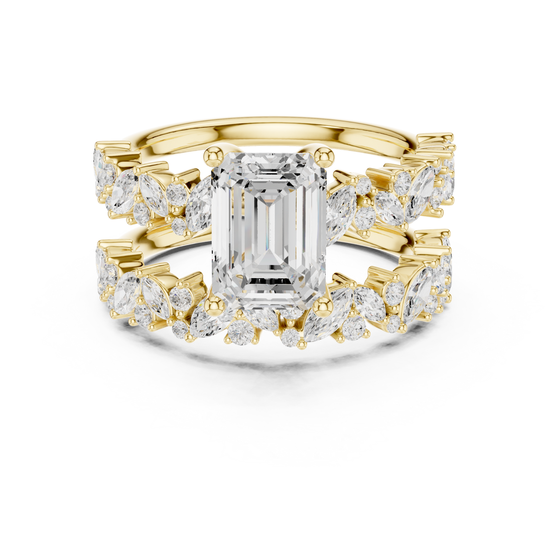 Gold Twilight Blossom Regal Band Right View