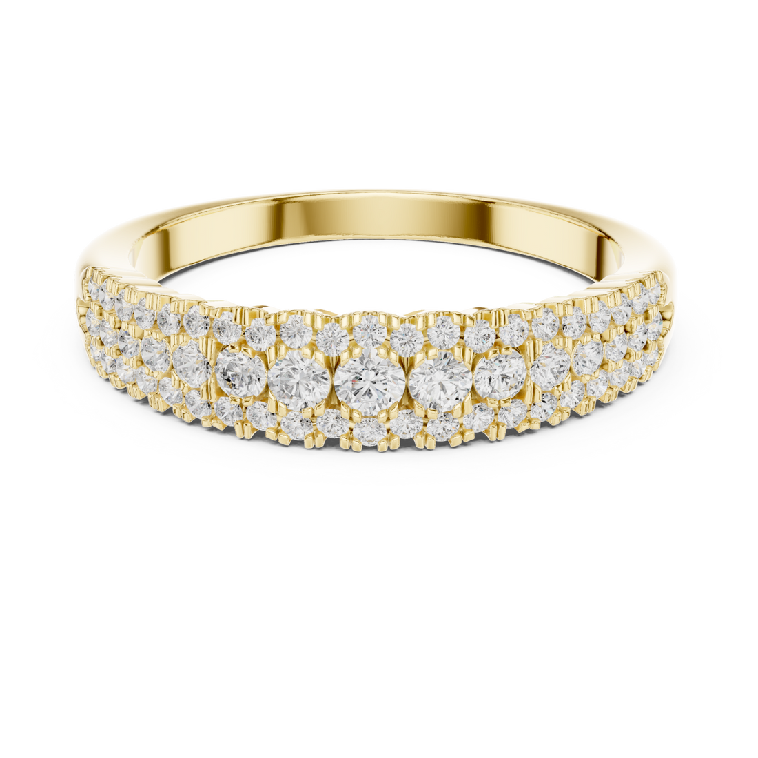 Gold Twilight Mirage Accent Ring Right View
