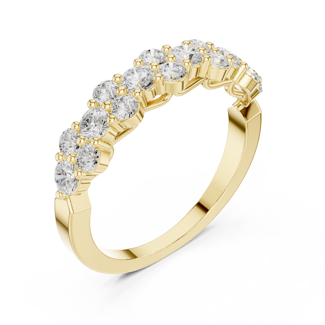 Gold Enchant Radiance Petite Stackable Ring Right View