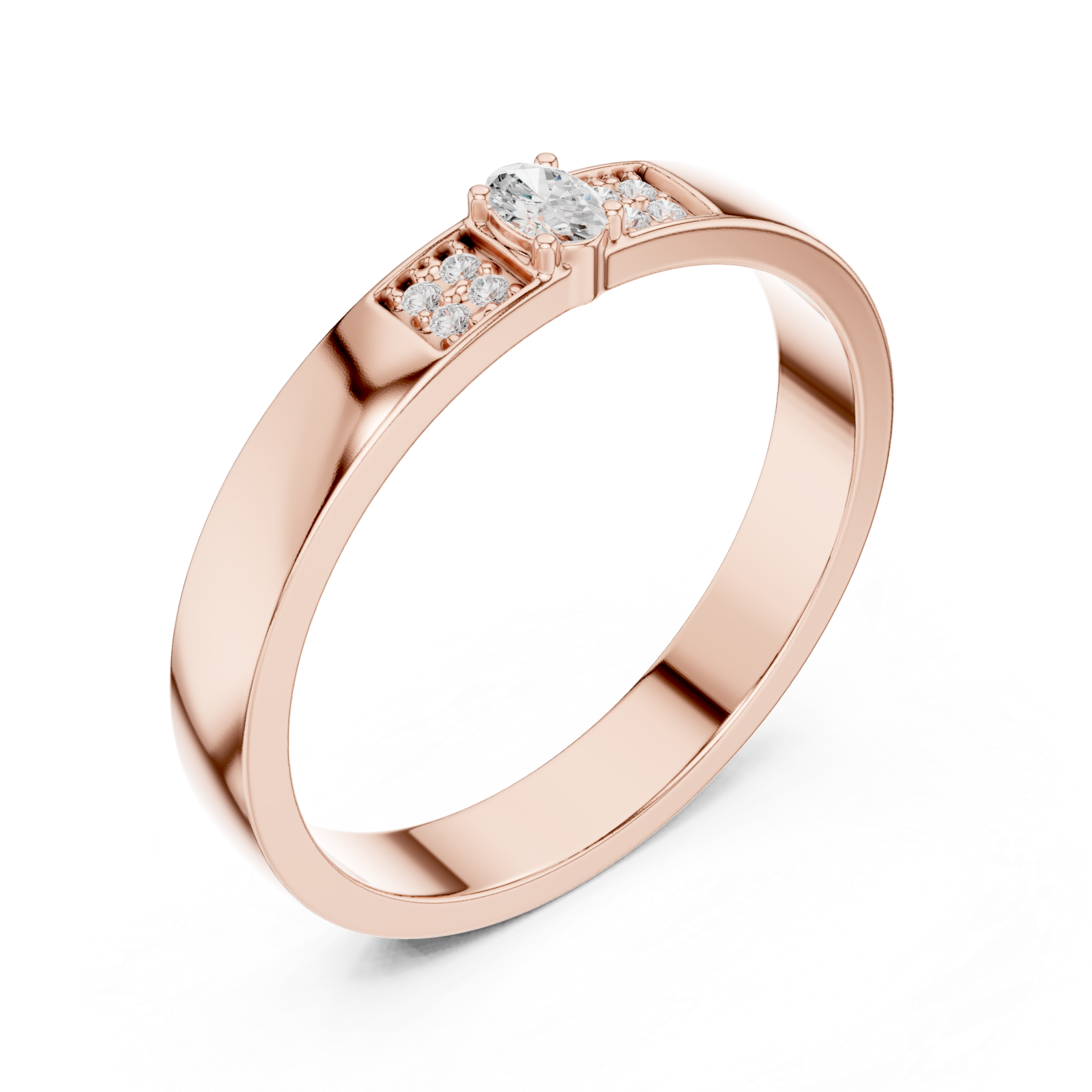  Rose Gold Serenity Whisper Band Right View