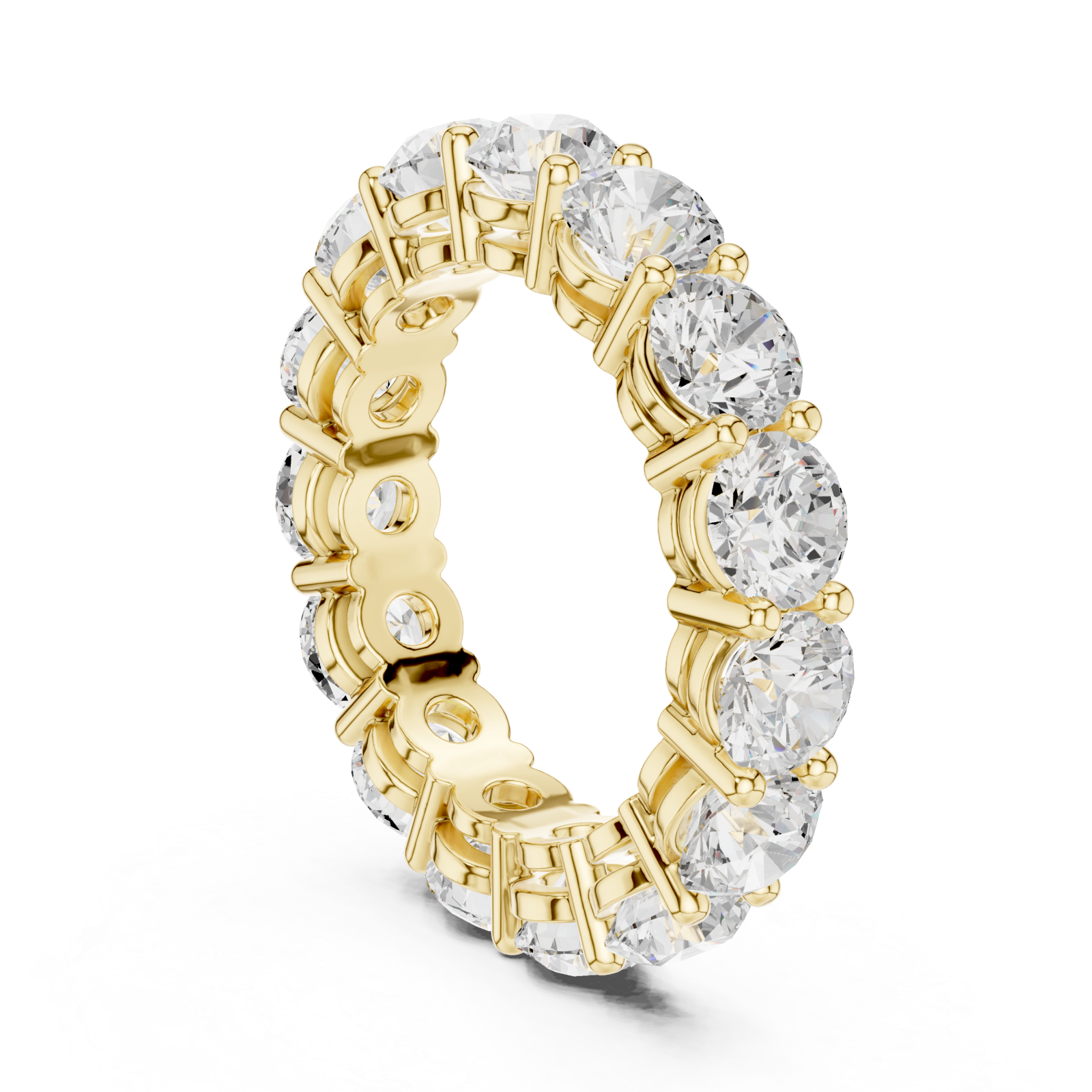  Gold Everlasting Brilliance Band Ring Left View