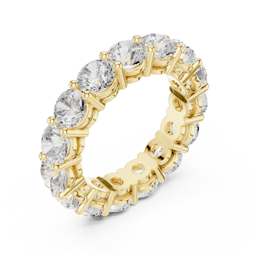 Gold Everlasting Brilliance Band Ring Right View