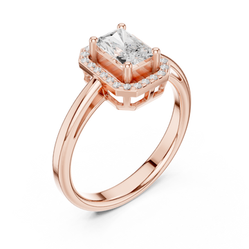  Rose Gold Empress Radiance Regal Grand Ring Right View