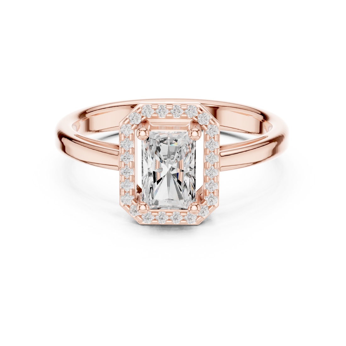  Rose Gold Empress Radiance Regal Grand Ring Right View