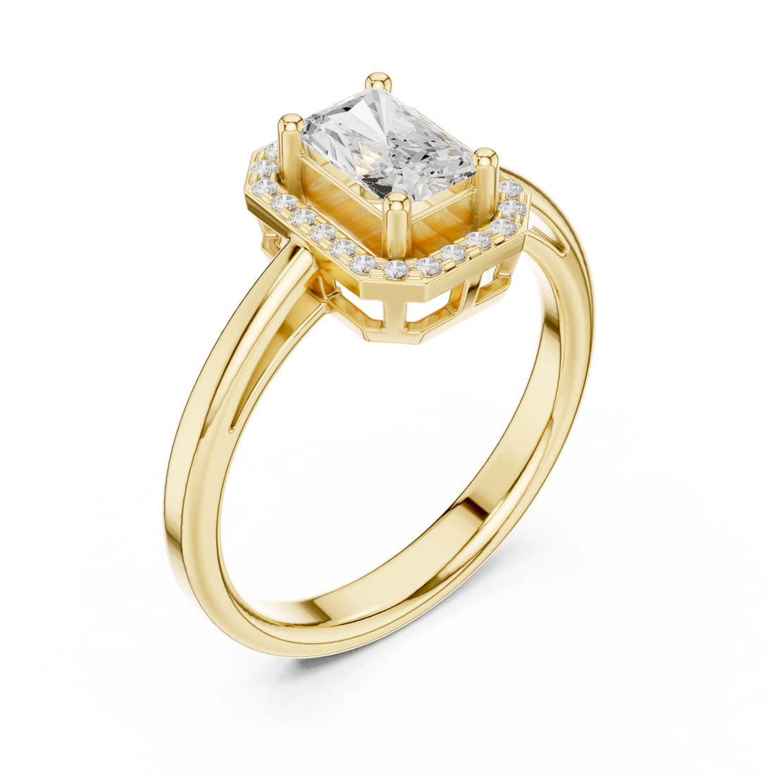 Gold Empress Radiance Regal Grand Ring Right View