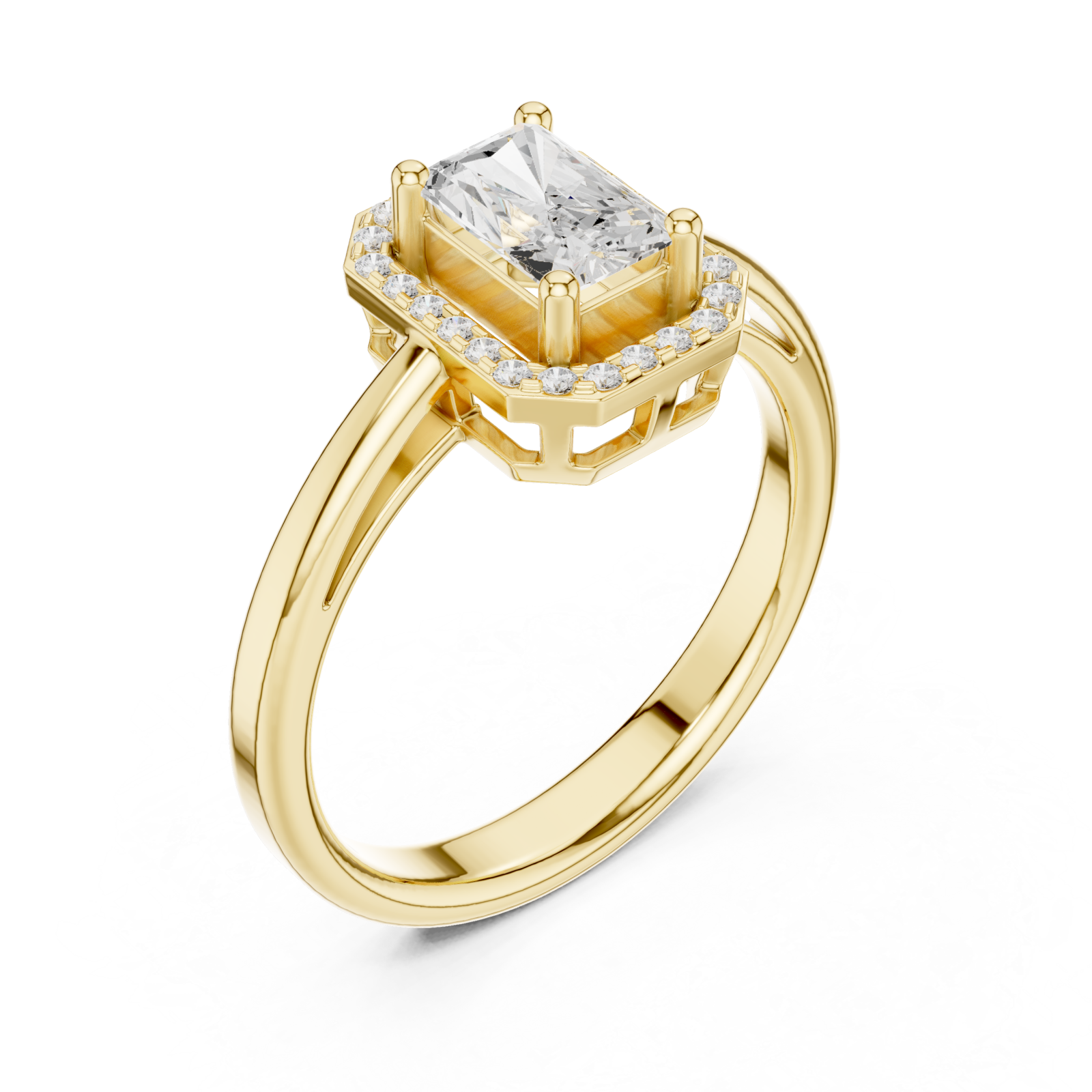 Gold Empress Radiance Regal Grand Ring Right View
