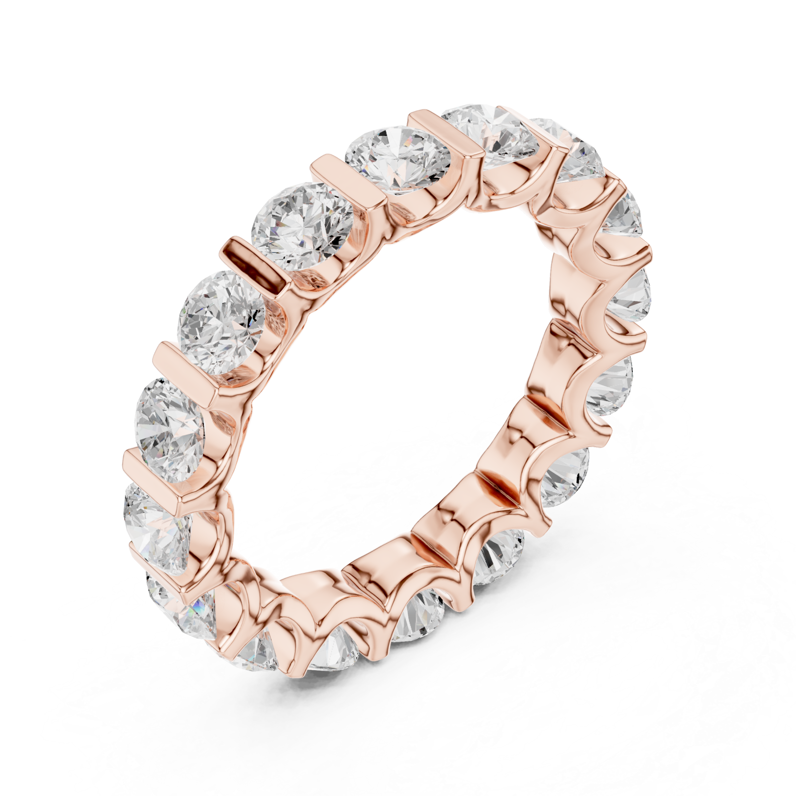  Rose Gold Pure Grace Mosaic Ring Right View
