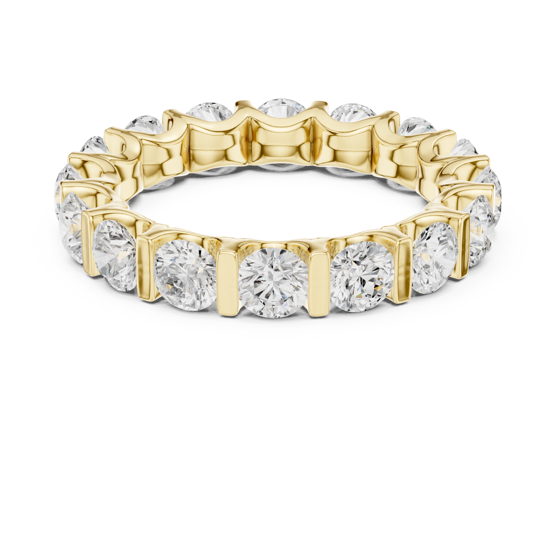 Gold Pure Grace Mosaic Ring Right View
