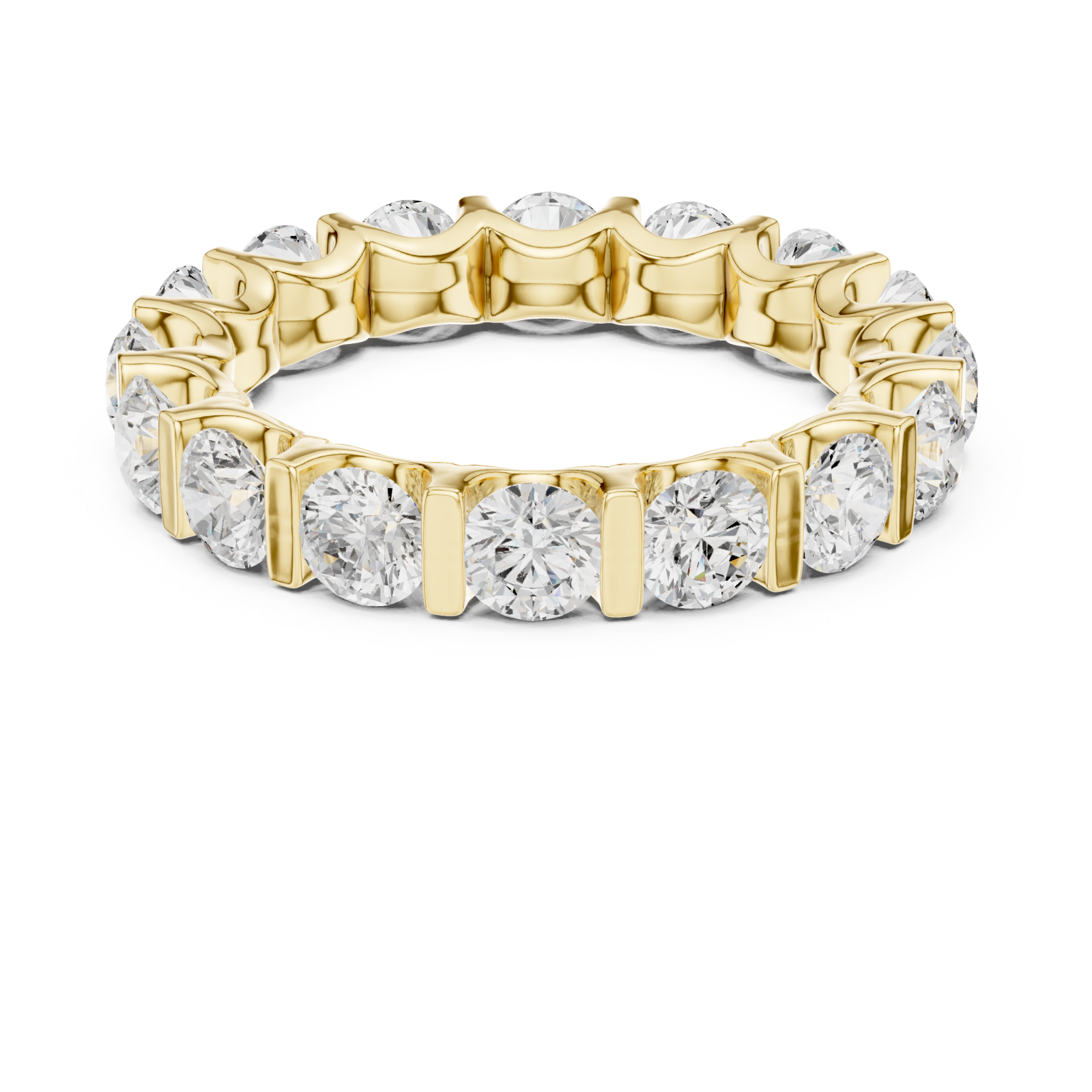  Gold Pure Grace Mosaic Ring Front View