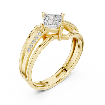 Gold The Radiant Silhouette Harmonia Band Right View