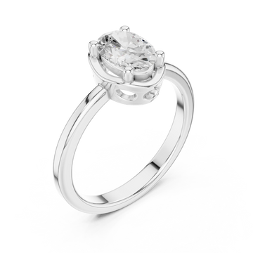  White Gold Dawnlight Emboldened Modern Statement Ring Right View