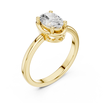 Gold Dawnlight Emboldened Modern Statement Ring Right View