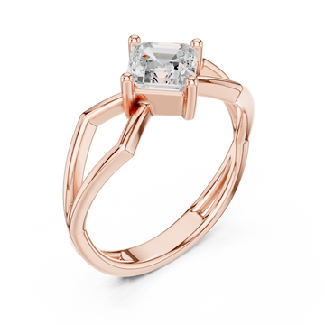  Rose Gold Enchanted Dreamline Signature Solitaire Ring Right View