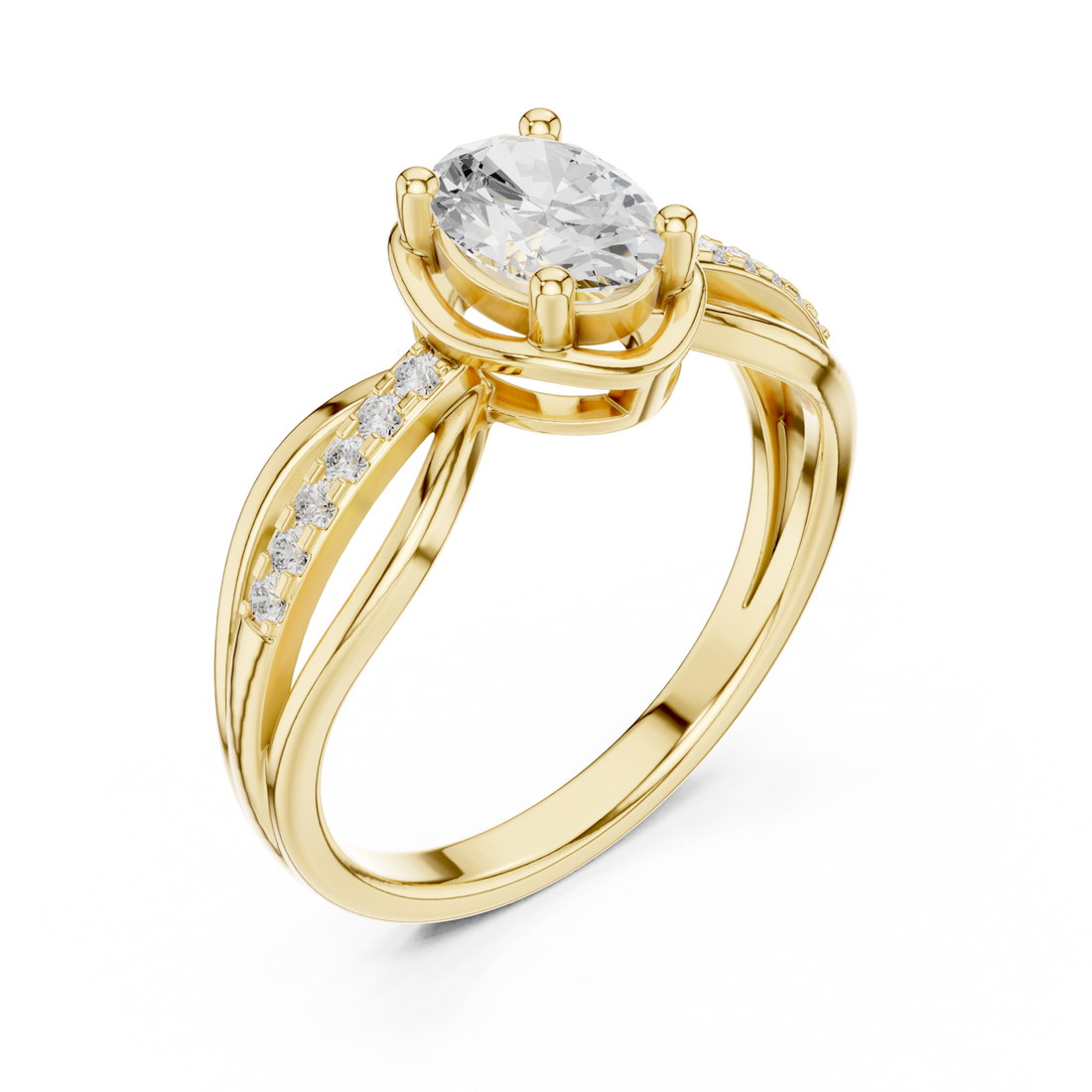 Gold The Infinite Embrace Statement Band Right View
