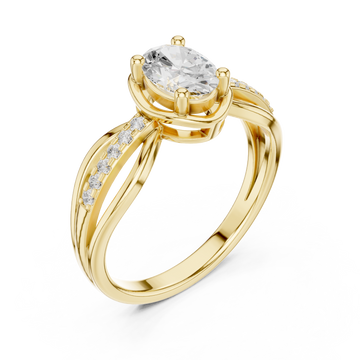 Gold The Infinite Embrace Statement Band Right View