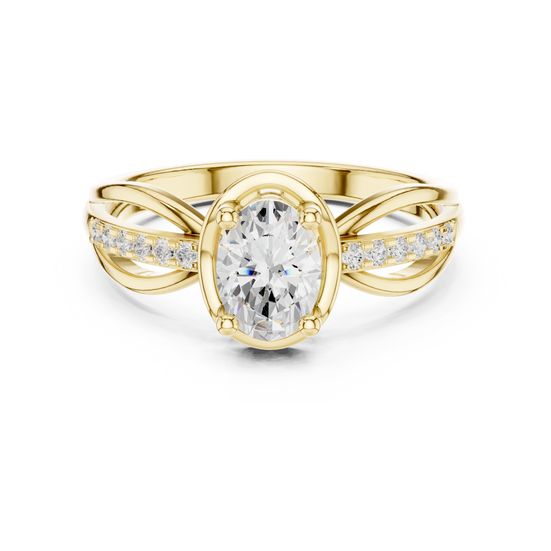 Gold The Infinite Embrace Statement Band Right View