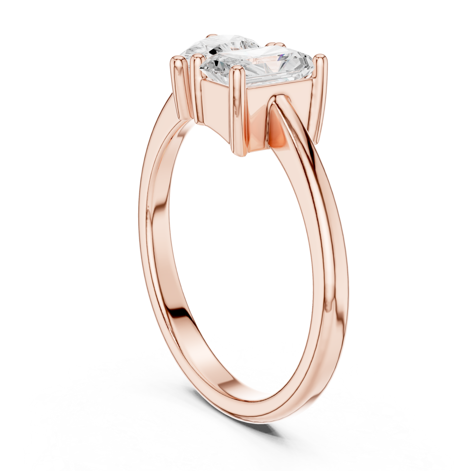  Rose Gold Celestial Embrace Statement Band Left View