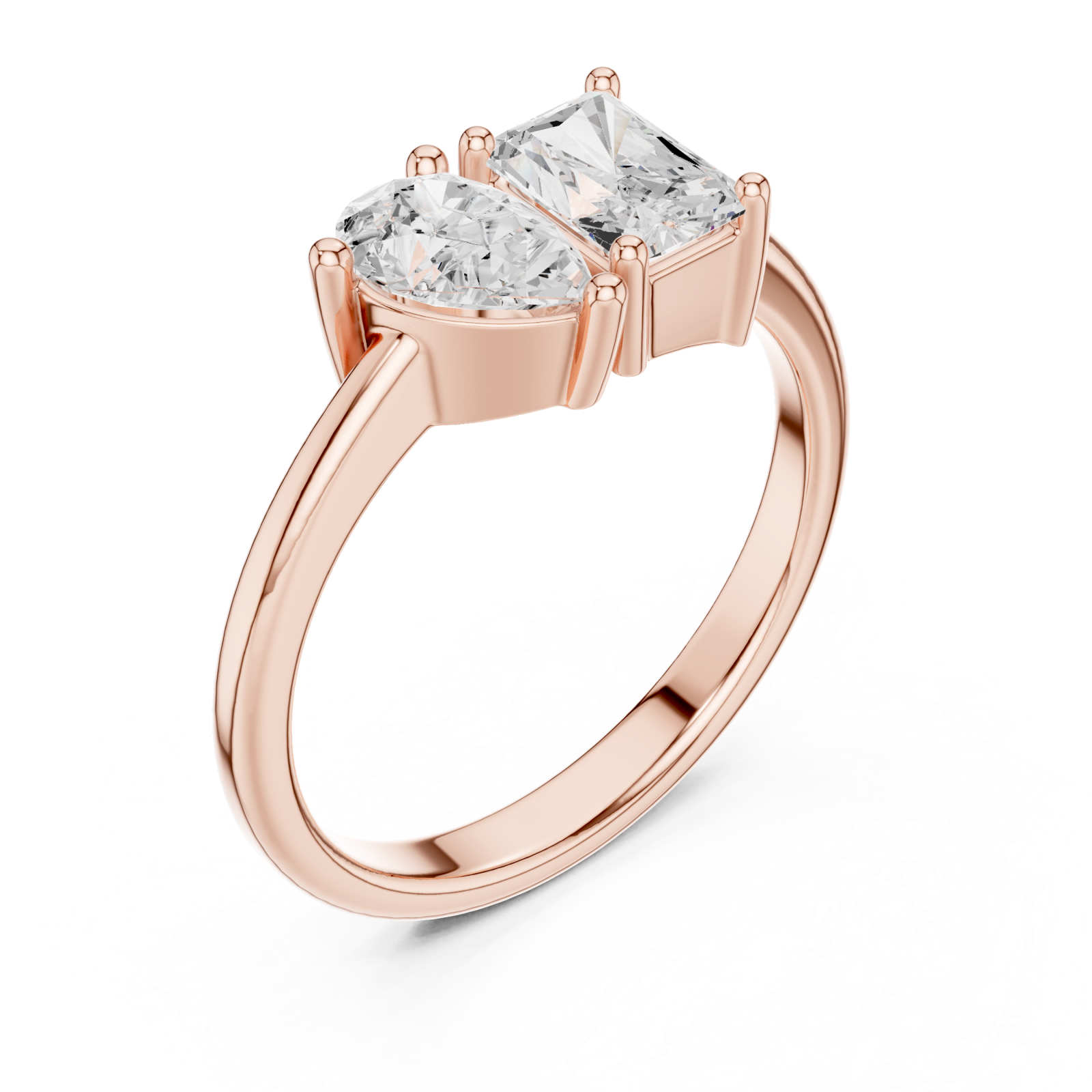  Rose Gold Celestial Embrace Statement Band Right View