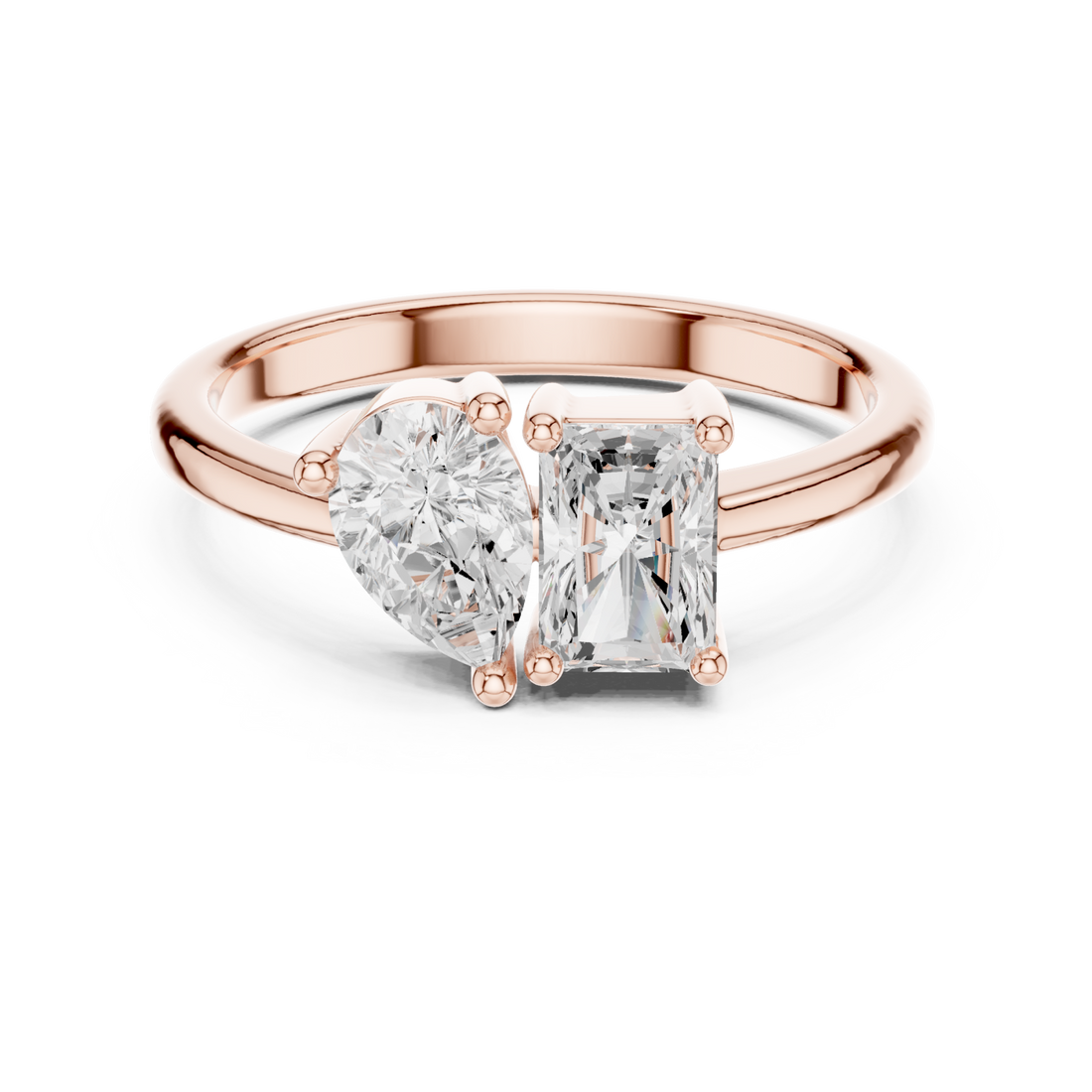  Rose Gold Celestial Embrace Statement Band Right View