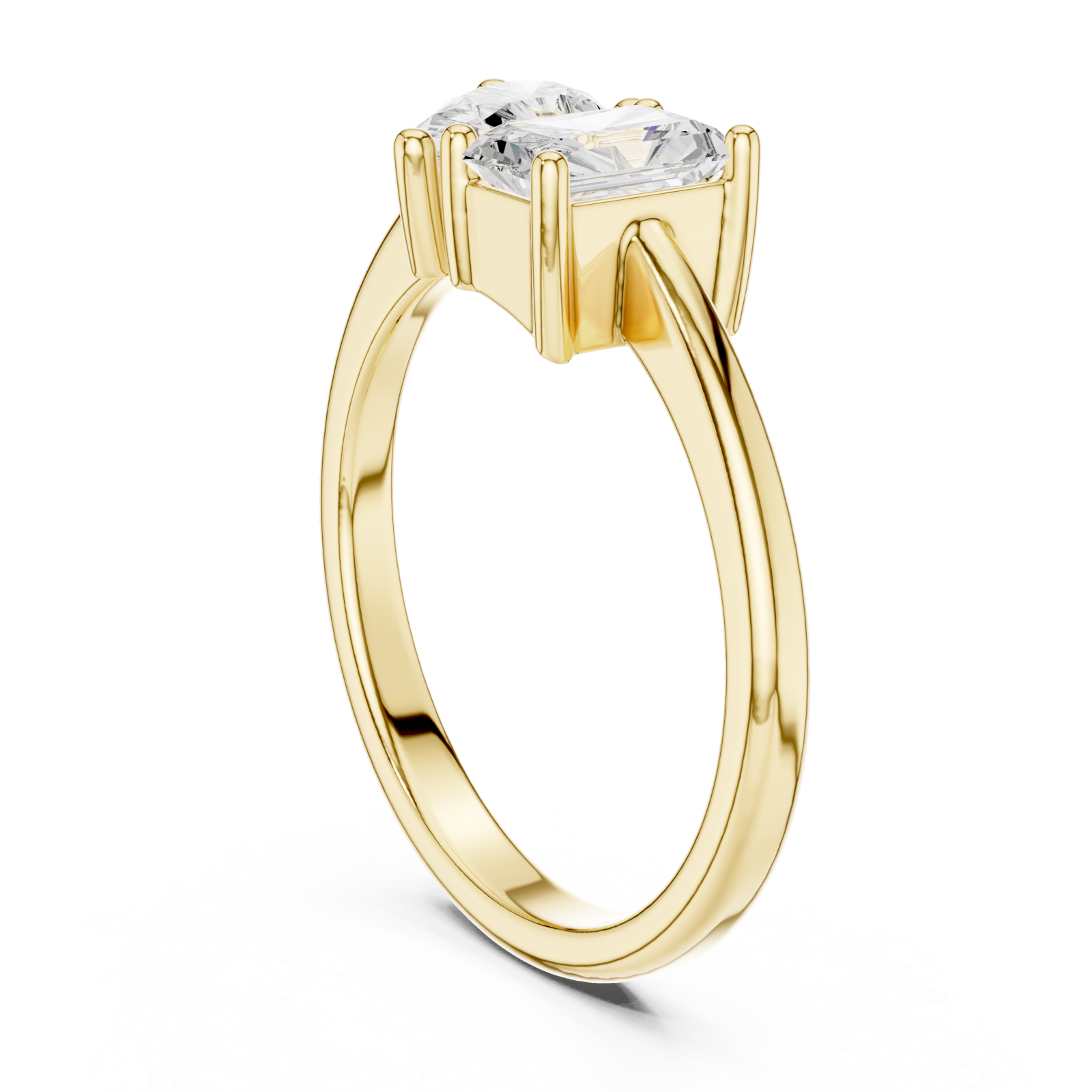  Gold Celestial Embrace Statement Band Left View