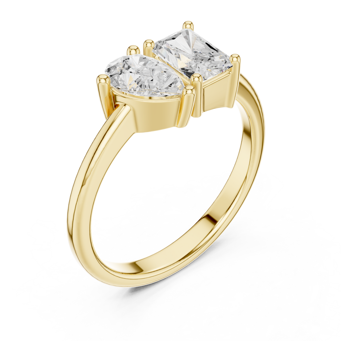 Gold Celestial Embrace Statement Band Right View