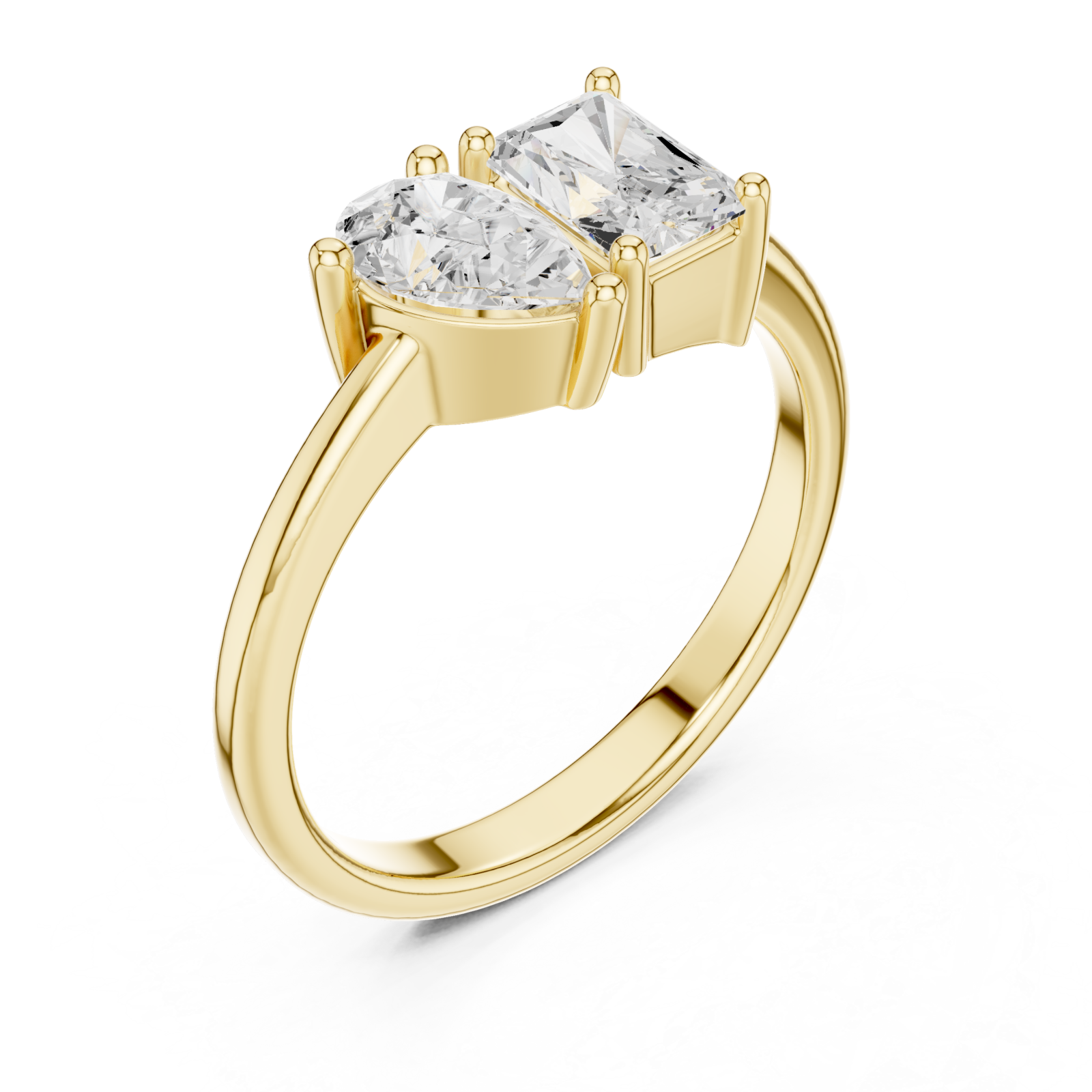 Gold Celestial Embrace Statement Band Right View