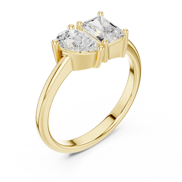 Gold Celestial Embrace Statement Band Right View