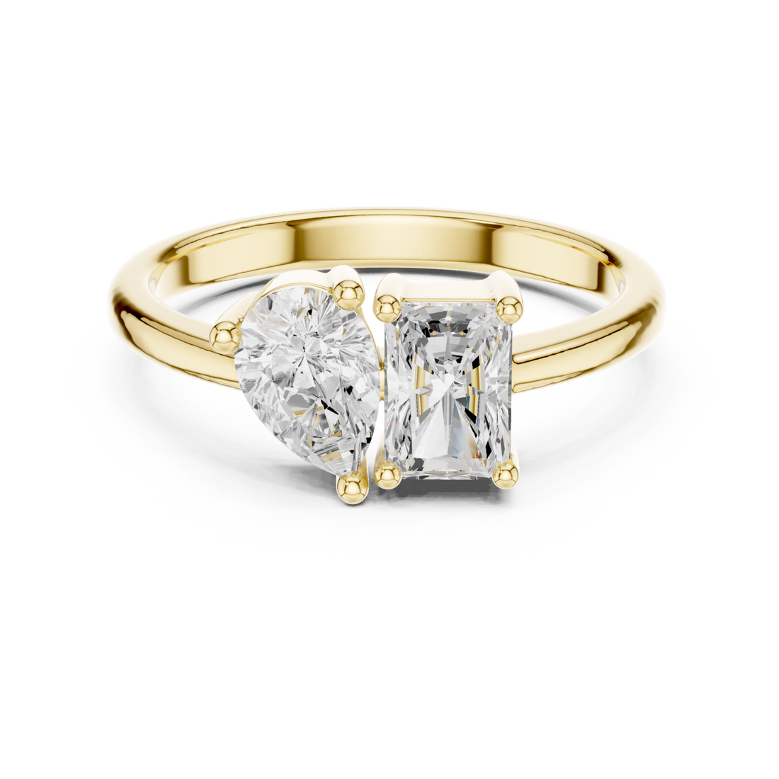 Gold Celestial Embrace Statement Band Right View