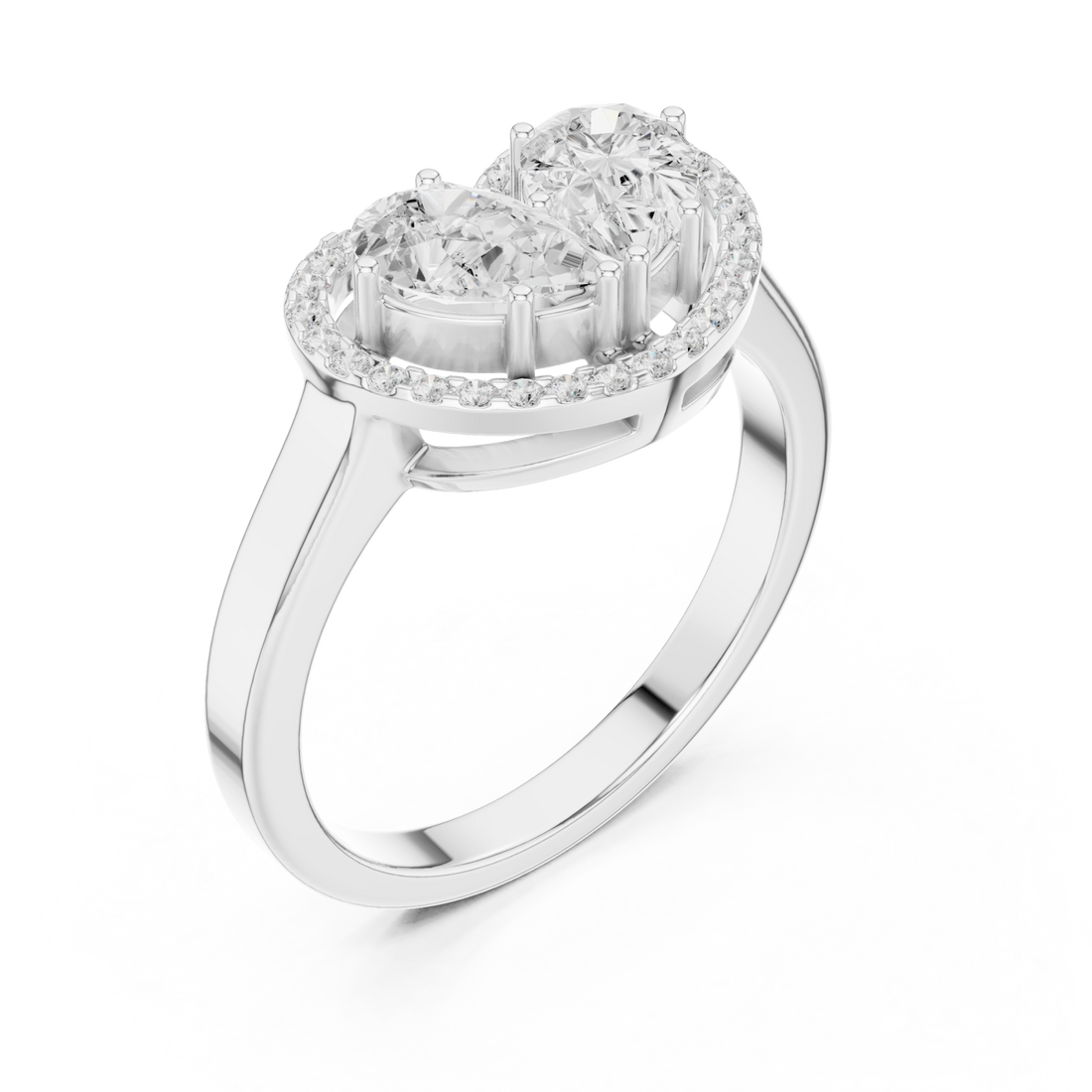  White Gold Eternal Bond Refined Keepsake Band Right View
