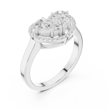  White Gold Eternal Bond Refined Keepsake Band Right View