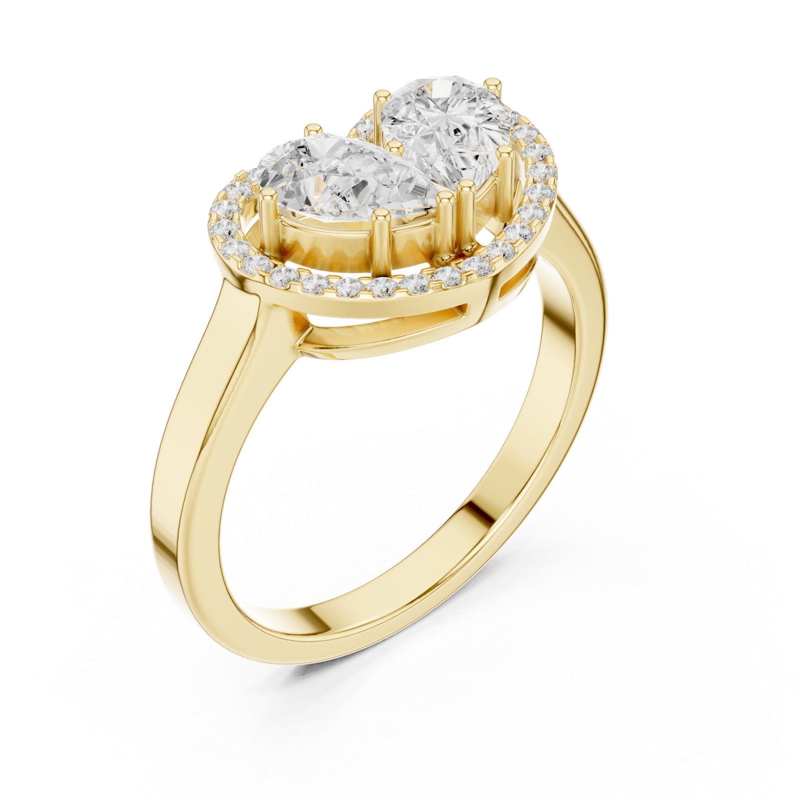 Gold Eternal Bond Refined Keepsake Band Right View