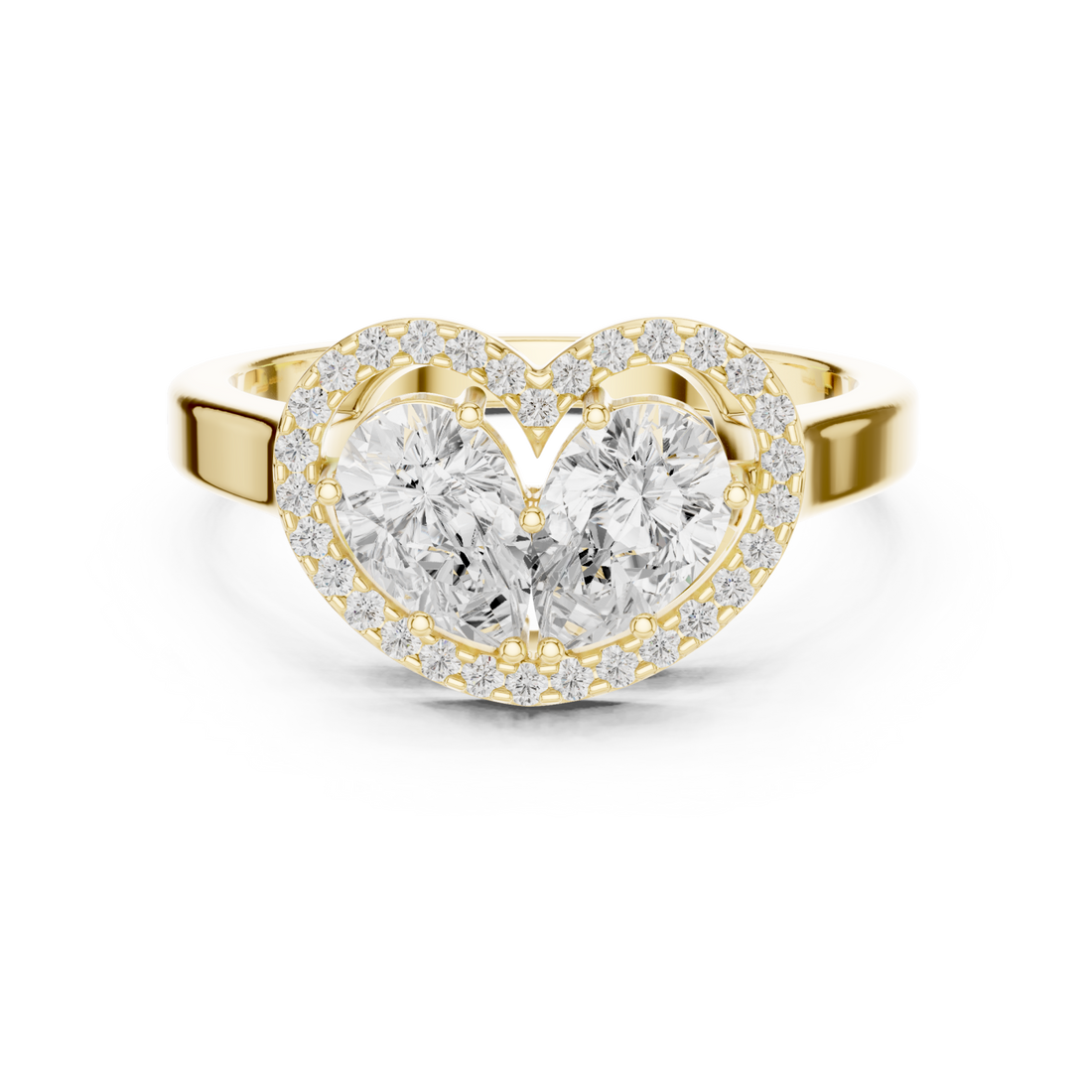 Gold Eternal Bond Refined Keepsake Band Right View